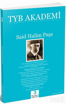 Picture of TYB Akademi Dergisi Sayı: 3 Eylül 2011