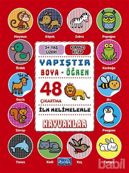 Picture of İlk Kelimelerle Hayvanlar - Yapıştır-Boya-Öğren