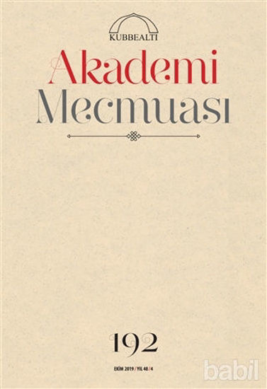 Picture of Akademi Mecmuası Sayı: 192 Ekim 2019