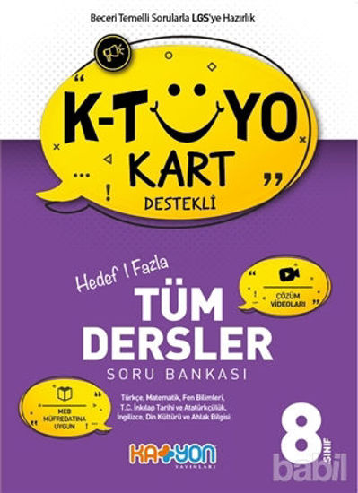 Picture of K-Tüyo Kart Destekli Hedef 1 Fazla Tüm Dersler Soru Bankası 8. Sınıf