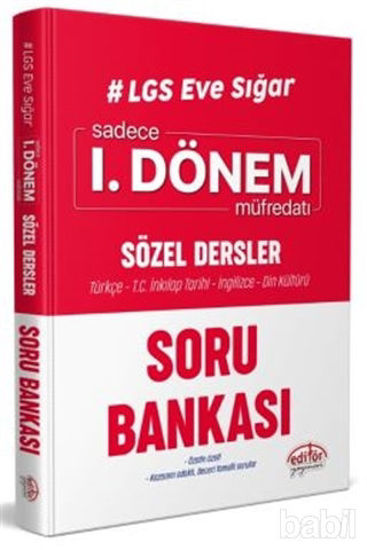 Picture of LGS Eve Sığar 1. Dönem Sözel Dersler Soru Bankası