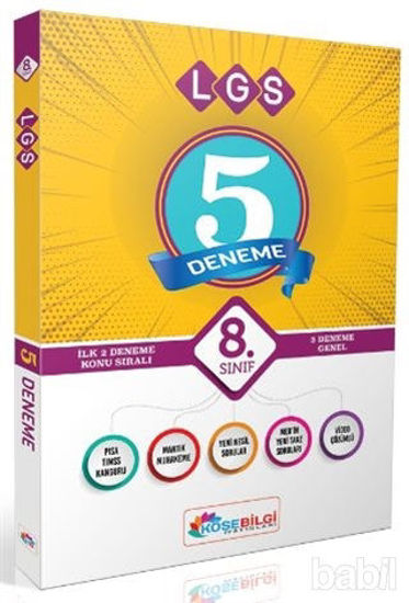 Picture of 8. Sınıf LGS 5 Fasikül Deneme Video Çözümlü