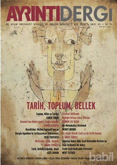Picture of Ayrıntı Dergisi Sayı: 33 Kış 2020