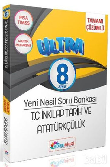 Picture of 8. Sınıf Ultra T. C. İnkılap Tarihi ve Atatürkçülük Soru Bankası (Çözümlü)
