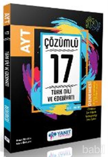 Picture of Yanıt AYT Çözümlü 17 Türk Dili ve Edebiyat Branş Deneme