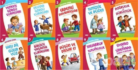 Picture of Boyama Kitabı Görgü ve Nezaket Kuralları (10 Kitap Set)