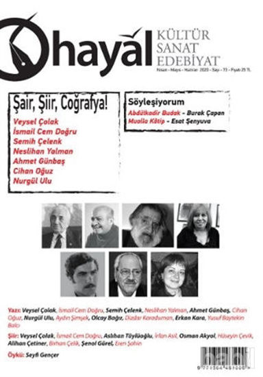 Picture of Hayal Kültür Sanat Edebiyat Dergisi Sayı: 73 Nisan-Mayıs-Haziran 2020
