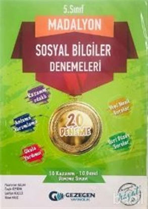 Picture of Gezegen Yayınları 5. Sınıf Sosyal Bilgiler Madalyon 20 Deneme