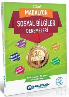 Picture of Gezegen Yayınları 7. Sınıf Madalyon Sosyal Bilgiler Denemeleri 20 Deneme