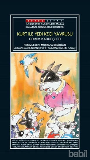 Picture of Sanatsal Resimli Kurt ile Yedi Keçi Yavrusu - Grimm Kardeşler