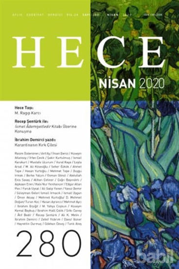 Picture of Hece Aylık Edebiyat Dergisi Sayı: 280 Nisan 2020