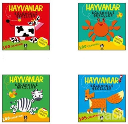 Picture of Hayvanlar Eğlenceli Şekiller 4 Kitaplık Set