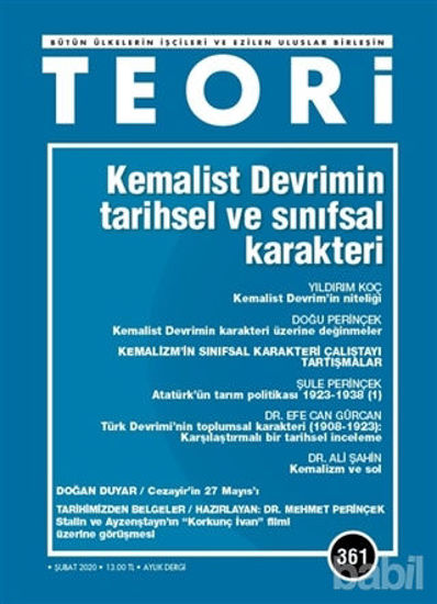 Picture of Teori Dergi Sayı: 361 Şubat 2020