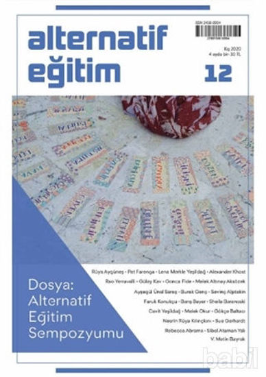 Picture of Alternatif Eğitim Dergisi Sayı: 12 Kış 2020