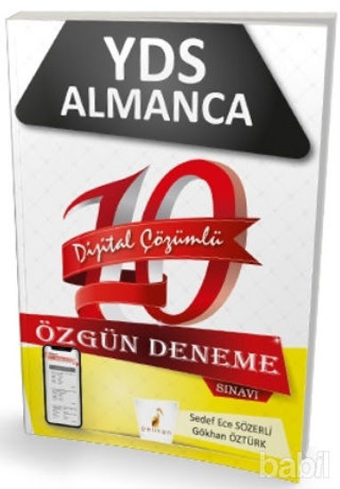 Picture of YDS Almanca Dijital Çözümlü 10 Özgün Deneme Sınavı