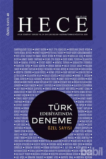 Picture of Hece Aylık Edebiyat Dergisi Özel Sayı: 40 -  282/283/284 Yıl: 24 Haziran/Temmuz/Ağustos 2020 (Ciltsiz)