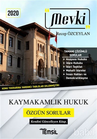 Picture of 2020 Mevki Kaymakamlık Hukuk Özgün Sorular