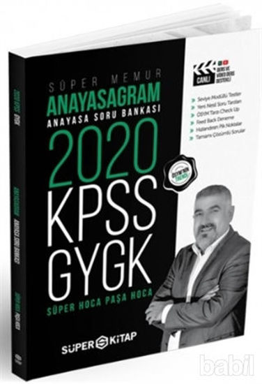Picture of 2020 Süper Memur KPSS - GYGK Anayasagram Anayasa Soru Bankası