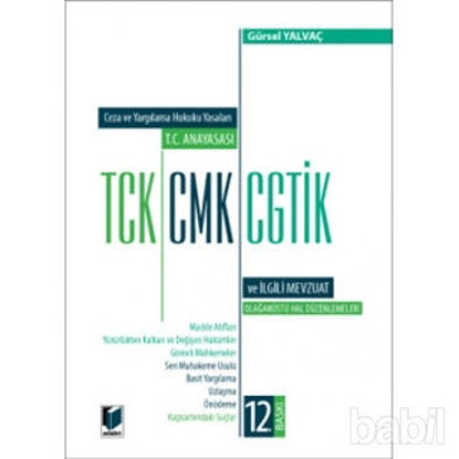 Picture of T.C. Anayasası TCK, CMK, CGTİK ve İlgili Mevzuat (Orta Boy)