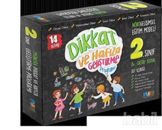 Picture of 2. Sınıf Dikkat ve Hafıza Geliştirme Programı (14 Kitap)
