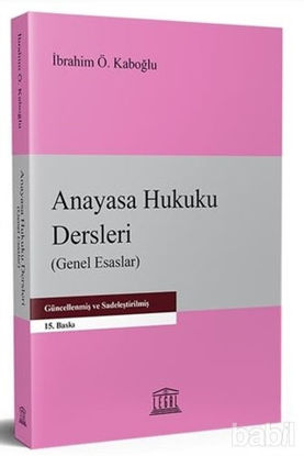 Picture of Anayasa Hukuku Dersleri (Genel Esaslar)