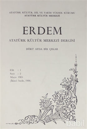 Picture of Erdem Atatürk Kültür Merkezi Dergisi sayı : 2 Mayıs 1985 Cilt 1