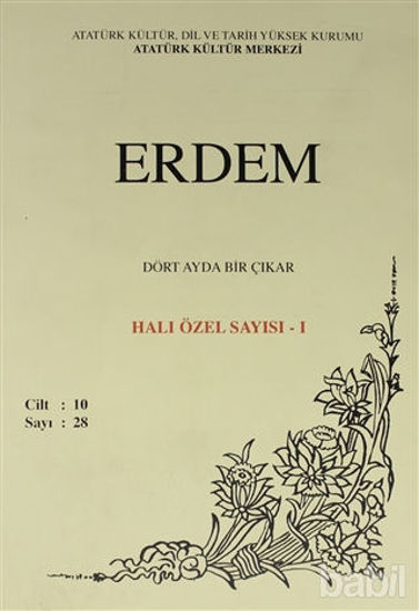 Picture of Erdem Atatürk Kültür Merkezi Dergisi sayı : 28 Ekim 1999 Halı Özel Sayısı - 1 (Cilt 10 )