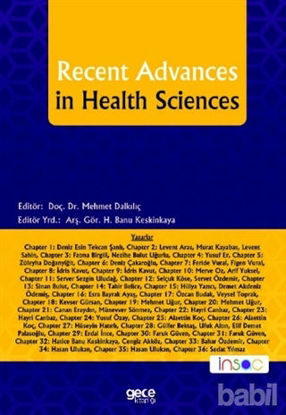 Picture of Recent Advances in Health Sciences
