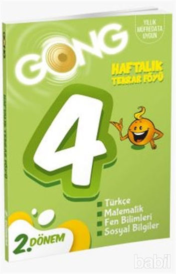 Picture of GONG 4. Sınıf 2. Dönem Haftalık Tekrar Föyü