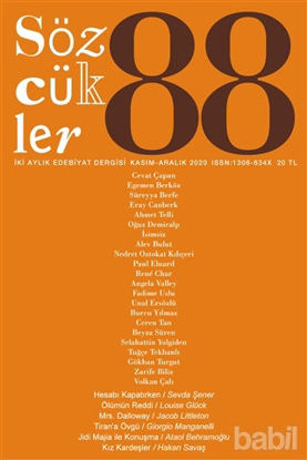 Picture of Sözcükler Dergisi 88. Sayı Kasım - Aralık 2020