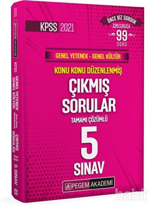 Picture of 2021 KPSS Genel Yetenek Genel Kültür Konu Konu Düzenlenmiş Tamamı Çözümlü Çıkmış Sorular Son 5 Sınav