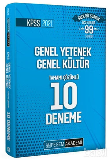 Picture of 2021 KPSS Genel Yetenek Genel Kültür Tamamı Çözümlü 10 Deneme