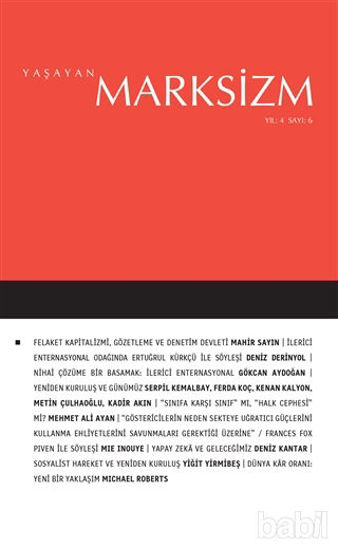 Picture of Yaşayan Marksizm Yıl 4 Sayı: 6