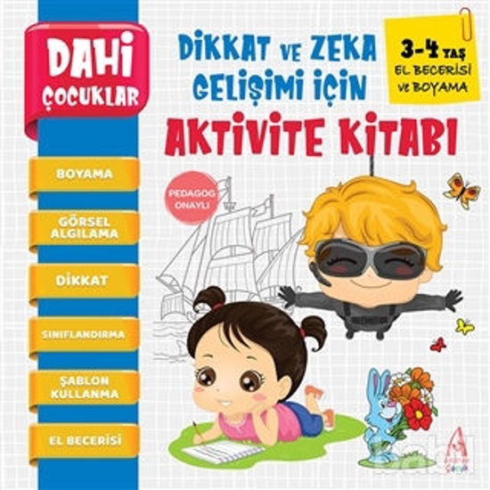 Picture of El Becerisi ve Boyama - Dahi Çocuklar Dikkat ve Zeka Gelişimi İçin Aktivite Kitabı
