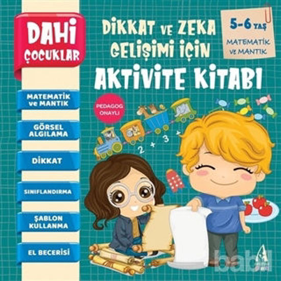 Picture of Matematik ve Mantık - Dahi Çocuklar Dikkat ve Zeka Gelişimi İçin Aktivite Kitabı