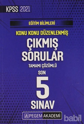 Picture of 2021 KPSS Eğitim Bilimleri Konu Konu Düzenlenmiş Çıkmış Sorular Tamamı Çözümlü Son 5 Sınav