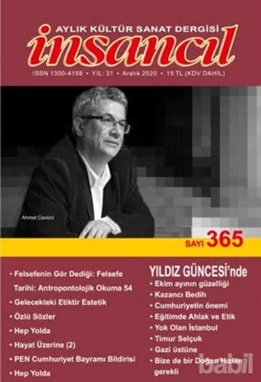 Picture of İnsancıl Aylık Kültür Sanat Dergisi Sayı: 365 Aralık 2020
